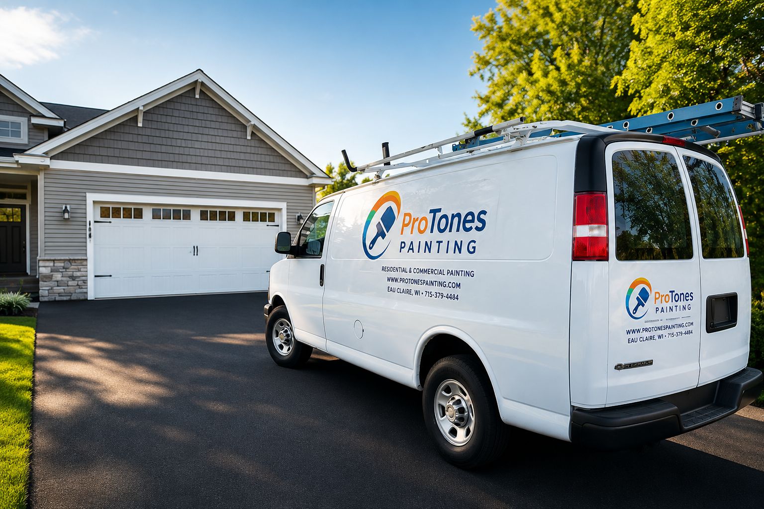 ProTones Painting professional exterior painting in Eau Claire, WI